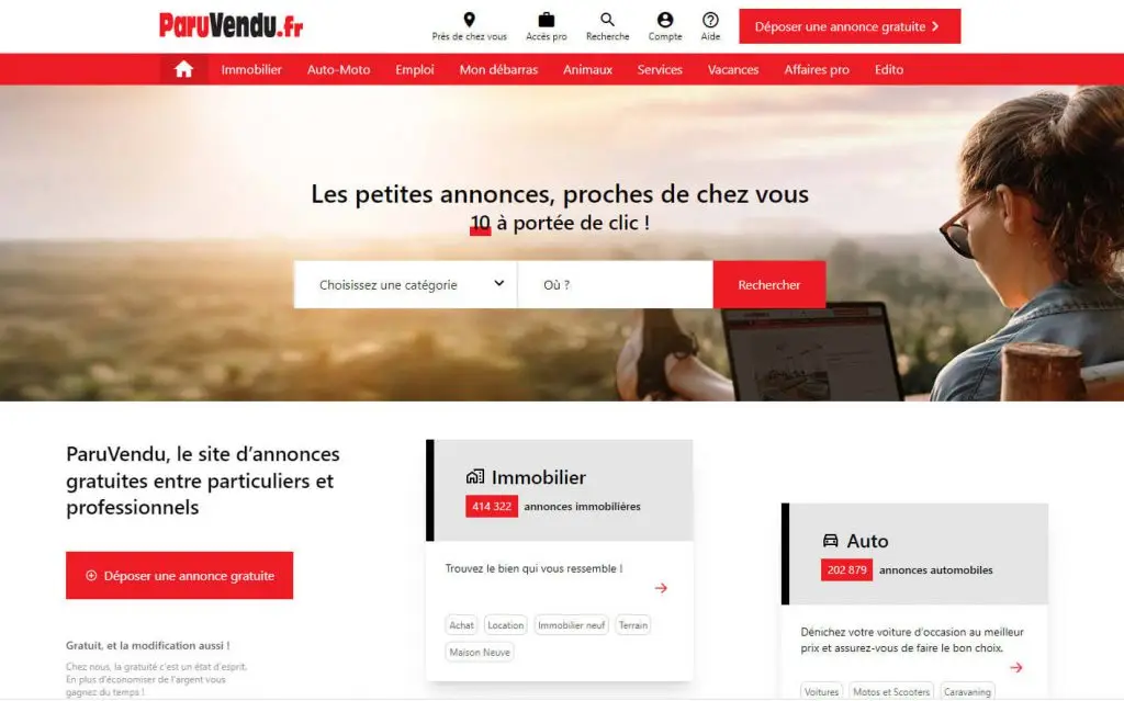 paruvendu.fr - strona główna portalu